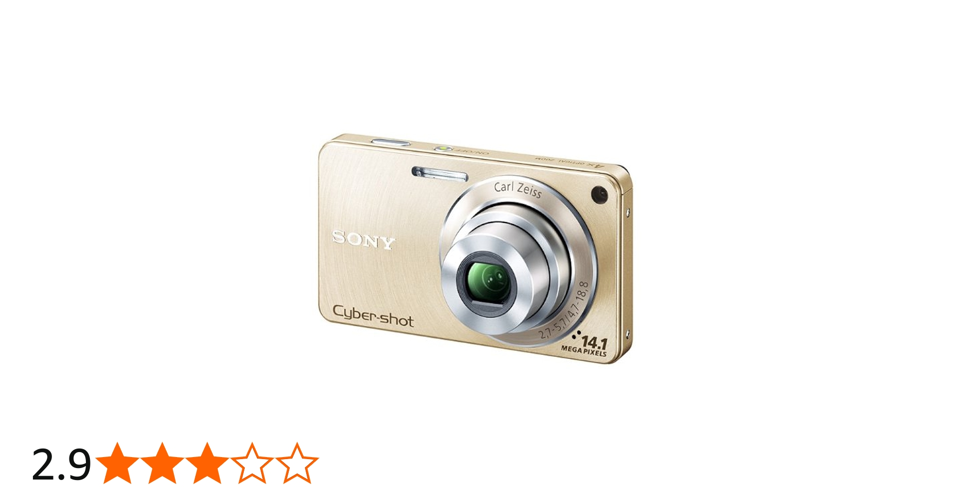 Amazon.co.jp: Sony Cyber-Shot W350 Digital Camera Gold DSC-W350/N