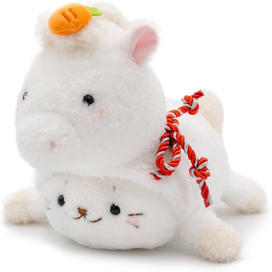 Amazon.co.jp: しろたん 干支 午年マスコット 単品 [白] マザー
