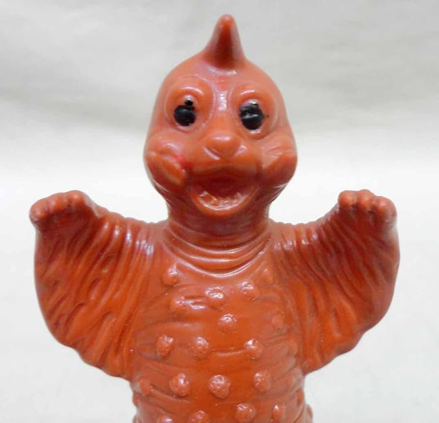 Amazon.co.jp: ブルマァク ペギラ ミニサイズ ウルトラQ ソフビ 当時物