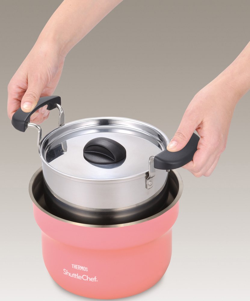 Amazon.co.jp: THERMOS 真空保温調理器 シャトルシェフ 1.6L ピーチ