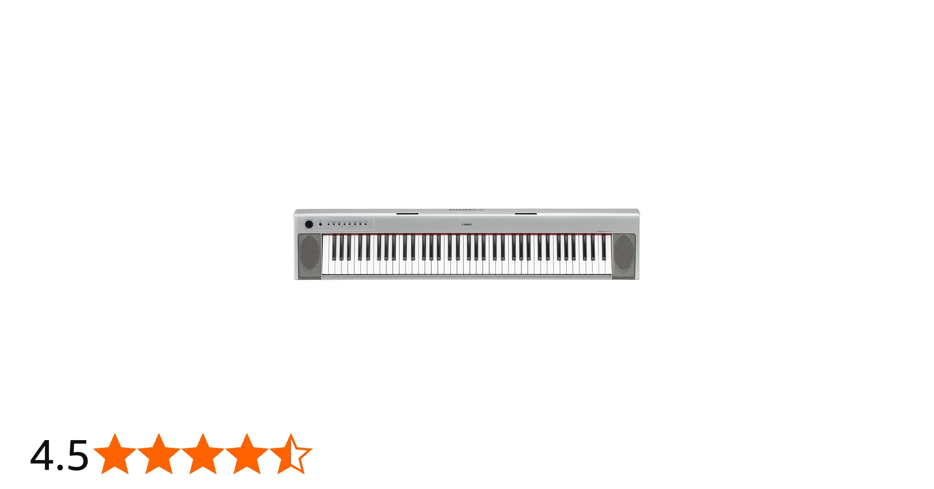 Amazon | YAMAHA 電子キーボード piaggero(ピアジェーロ) シルバー NP