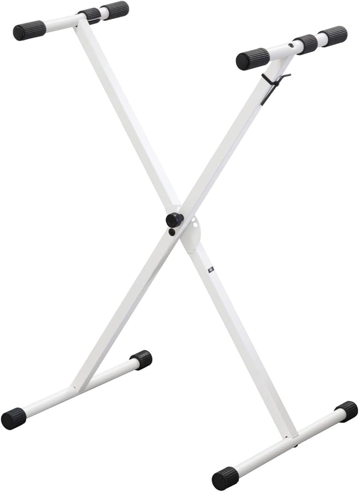Amazon | キクタニ (Kikutani) X型キーボードスタンド ホワイト KS-29