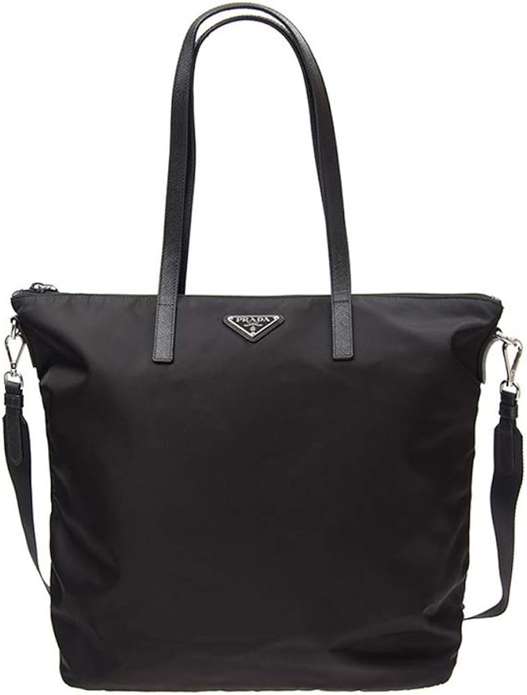 Amazon.com: Prada Women's Black Nylon Shopping Tote 1BG189
