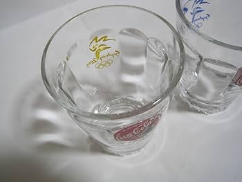 Amazon | コカ コーラ シドニーオリンピック グラス イエロー&ブルー