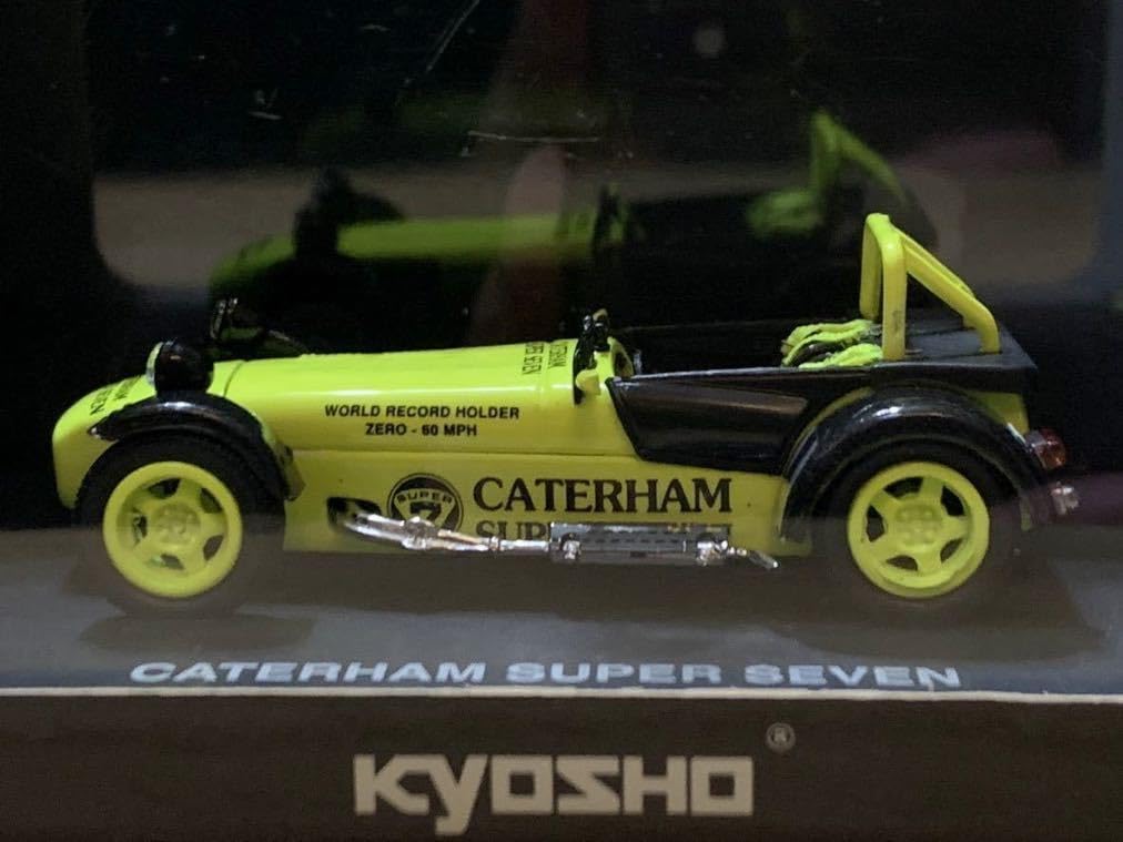 京商 1/18 ケーターハム スーパーセブン 蛍光 イエロー 箱無し 現状品
