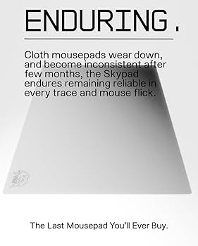 Amazon.com: SkyPAD Glass 3.0 XL Gaming Mouse Pad with Cloud Logo