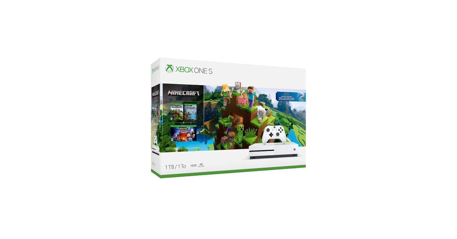 Amazon.com: Xbox One S 1TB Console – Minecraft Bundle (Renewed