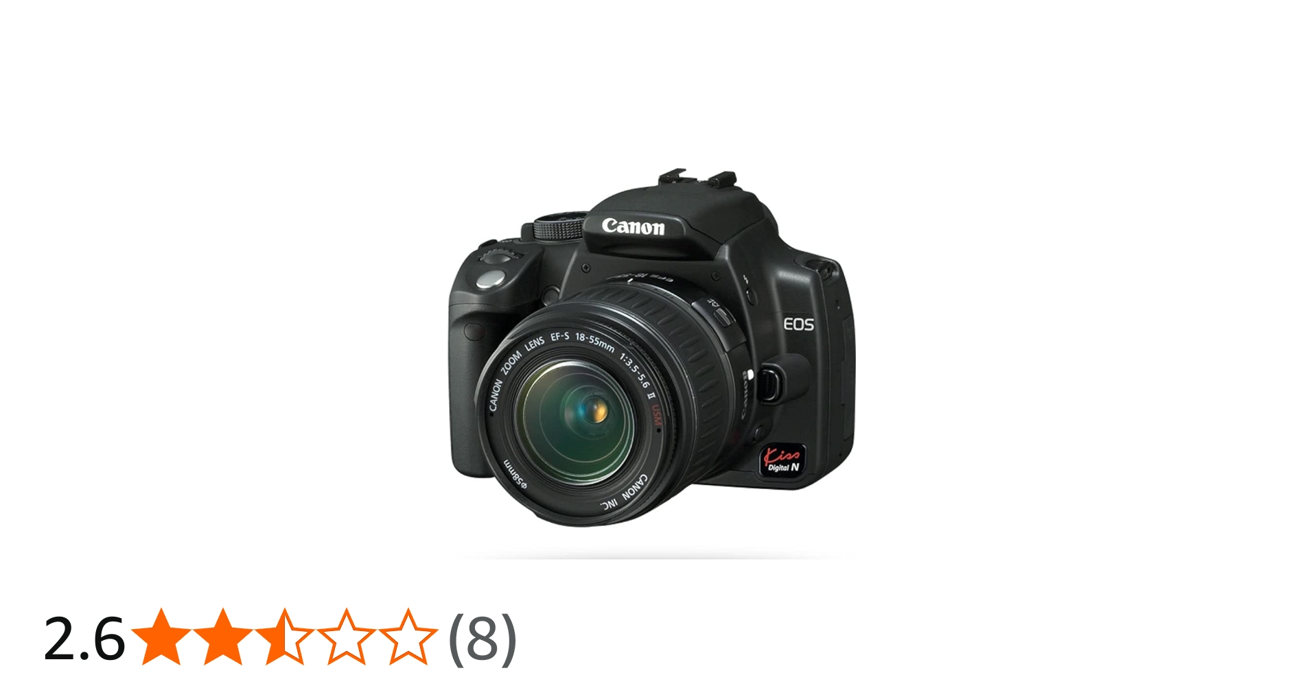 Amazon.co.jp: Canon EOS kiss Digital N レンズキットブラック