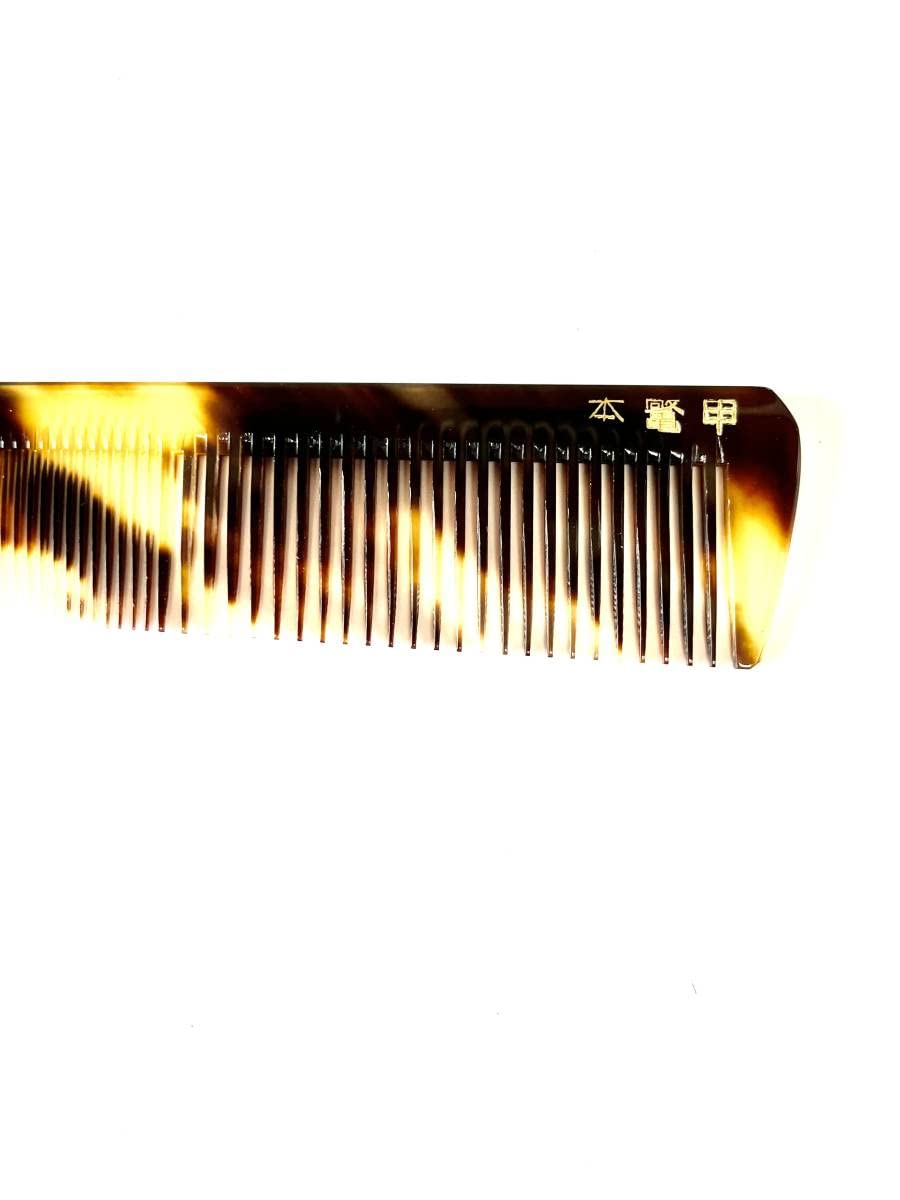 Amazon.co.jp: 本鼈甲 18目引分 理容櫛 理容コームb : ビューティー