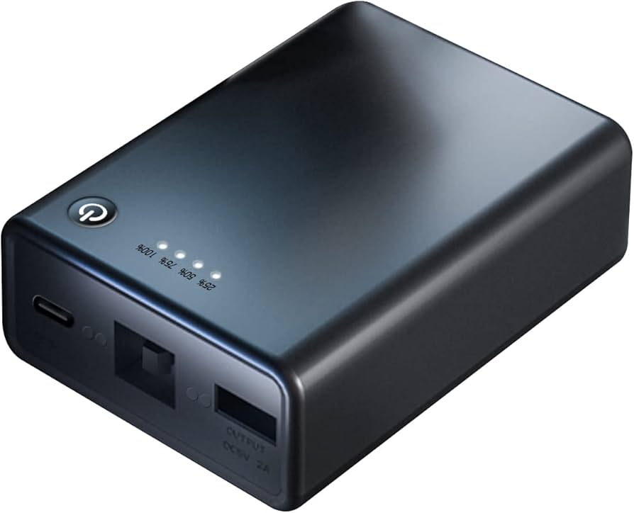 Amazon | モバイルバッテリー 20000mAh 大容量 長時間連続使用 扇風機