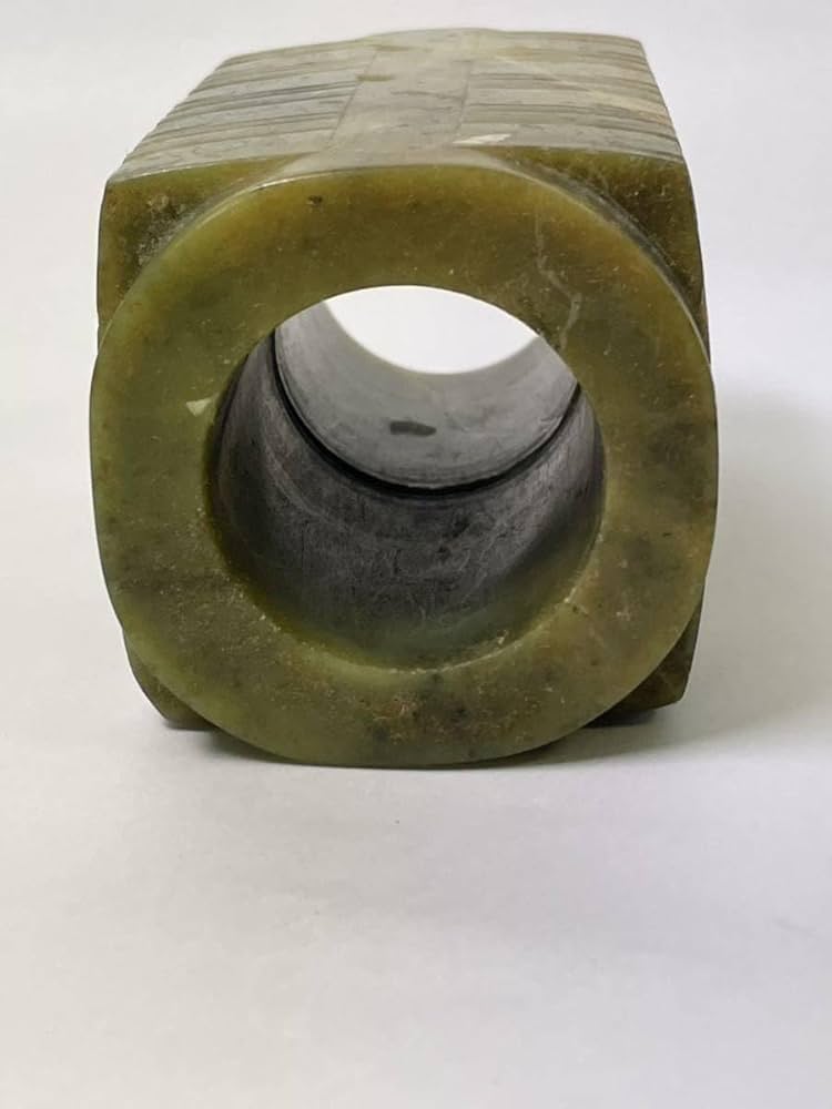 Amazon.co.jp: 【中国美術】玉琮緑新石器時代良渚文化紀元前2500年頃