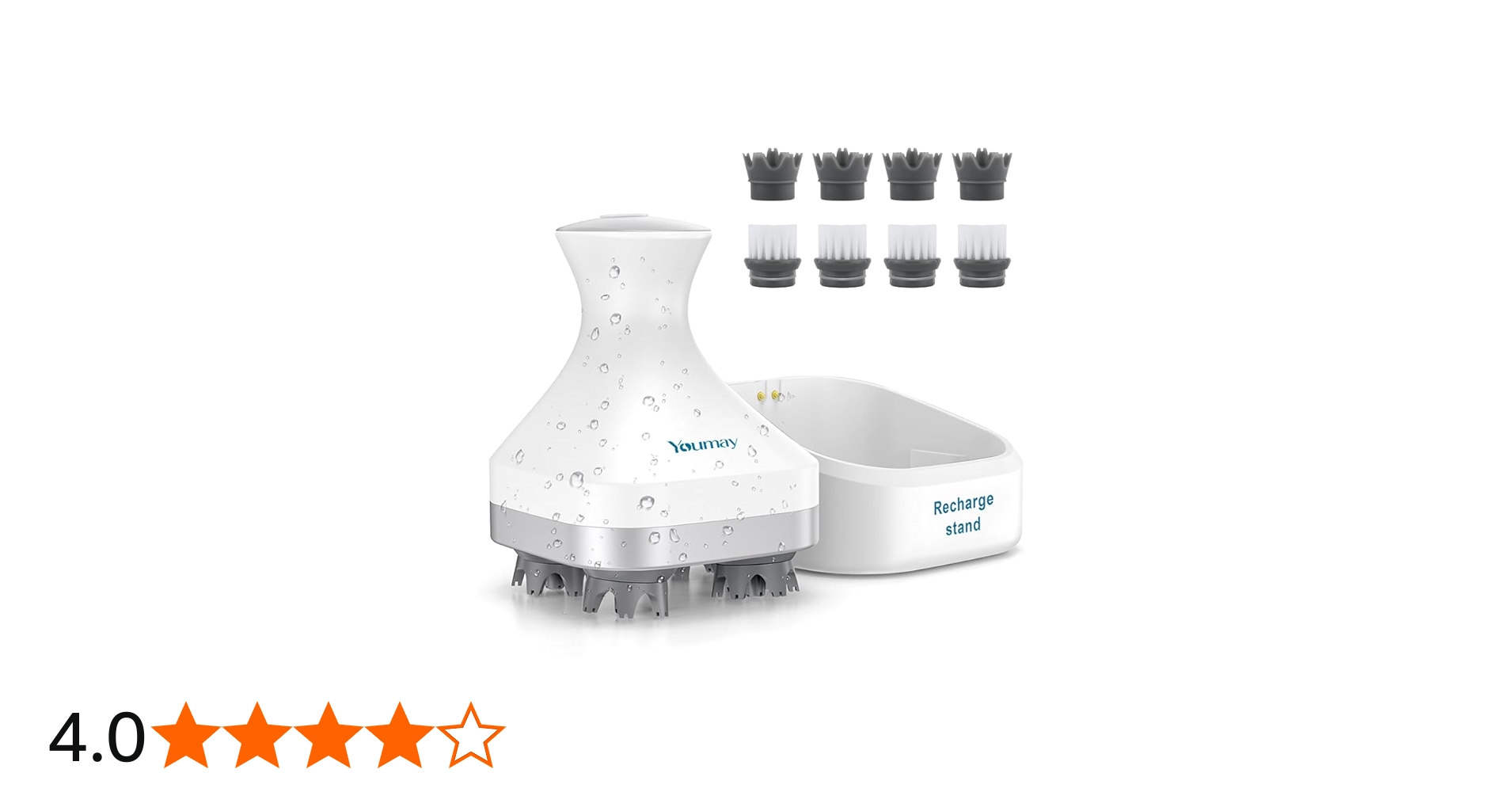 Amazon.co.jp: Youmay 電動ブラシ 水深1mまでのIPX7防水 ワンタッチで