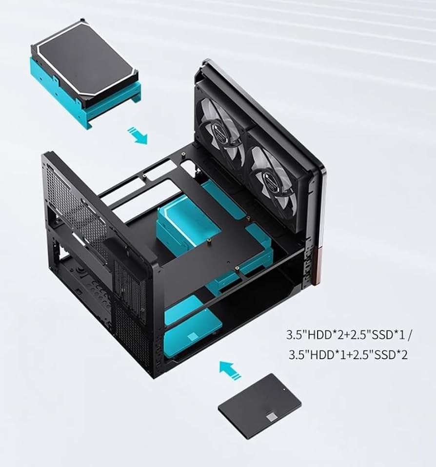 Amazon.co.jp: JONSBO V12 双曲面ガラスデザイン M-ATX PCケース