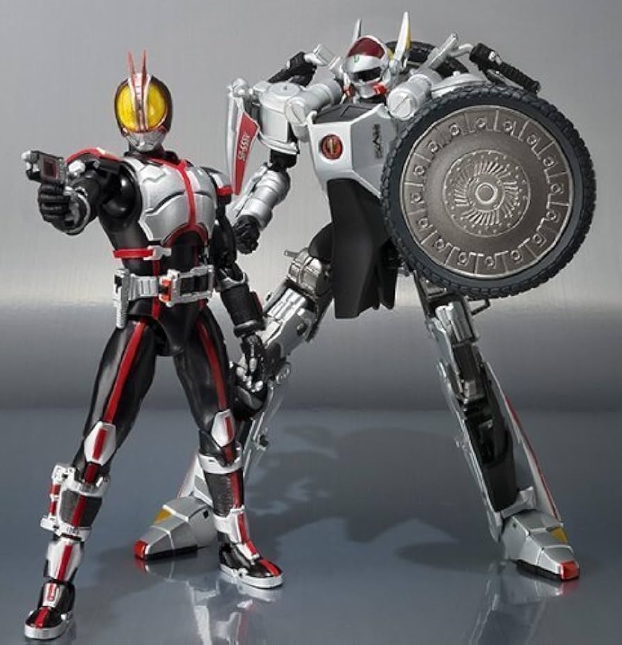Amazon.co.jp: S.H.Figuarts 仮面ライダー555 オートバジン＆仮面