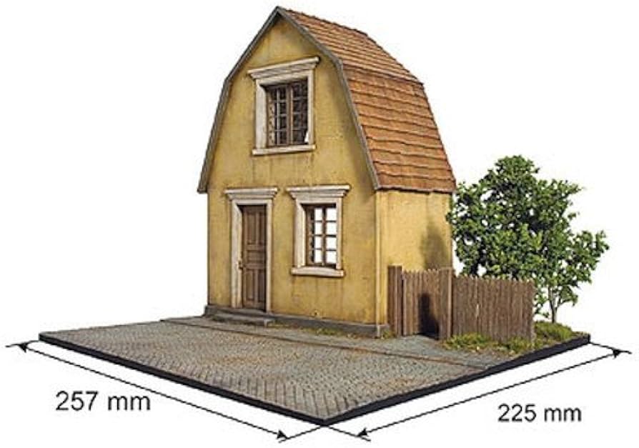 Amazon | ミニアート 1/35 ジオラマベース31 村の家 MA36031