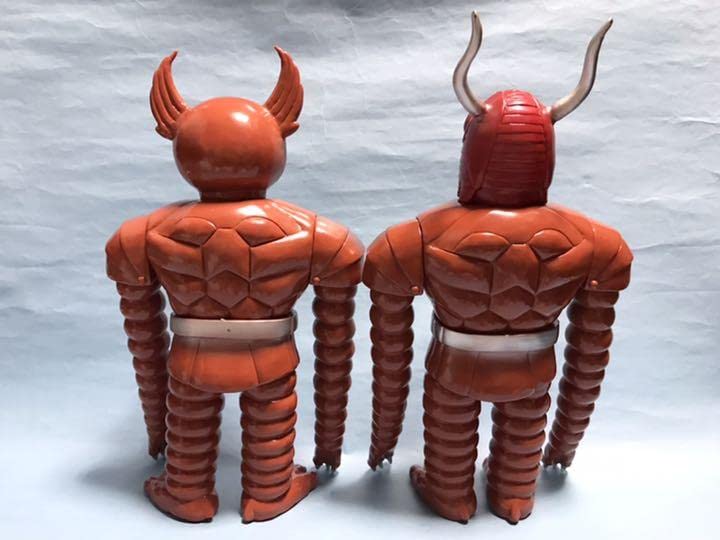 Amazon.co.jp: マーミット 魔神バンダー ソフビ 2体 魔人バンダー 昭和