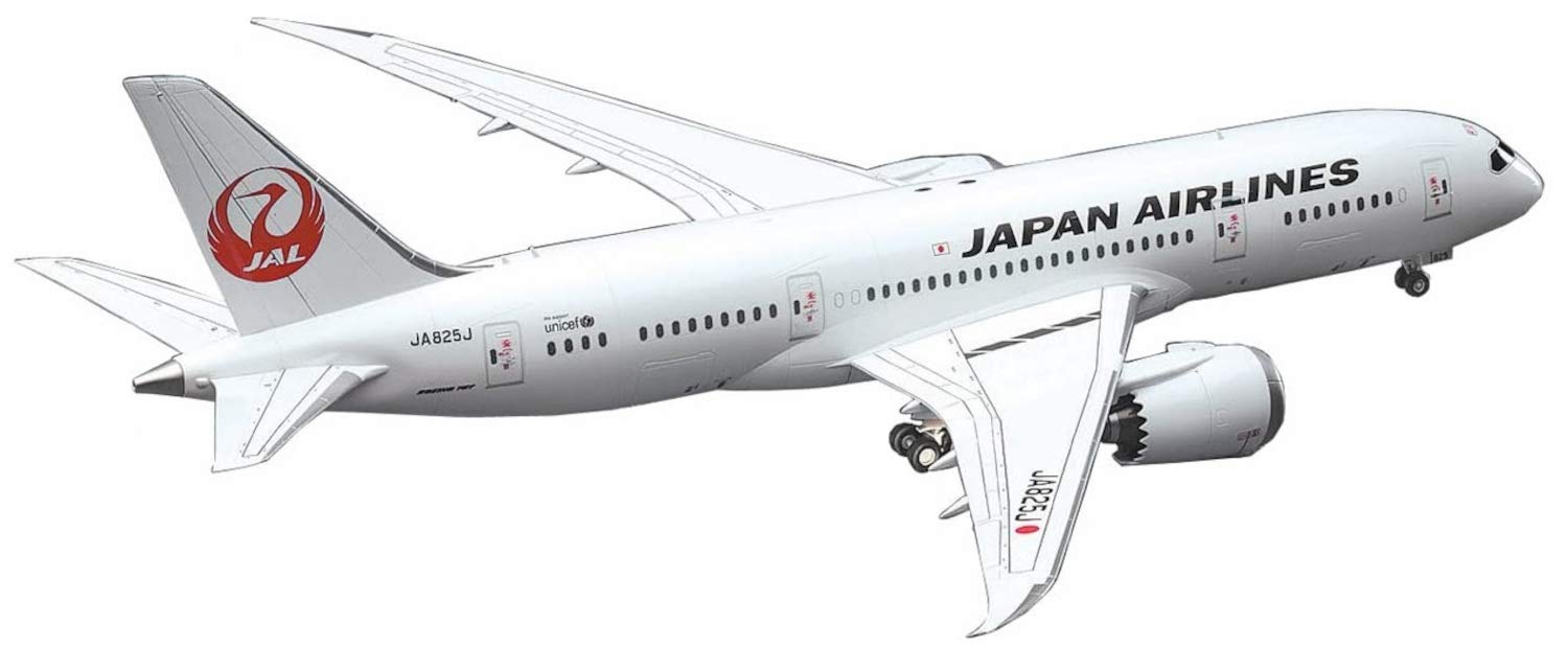 Amazon.com: Hasegawa 1/200 Japan Airlines B787-8 Plastic Model 17