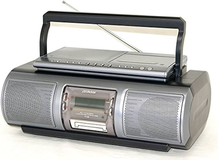 Amazon.co.jp: Victor ビクター JVC RC-X5MD-B メタルグレーパンチング