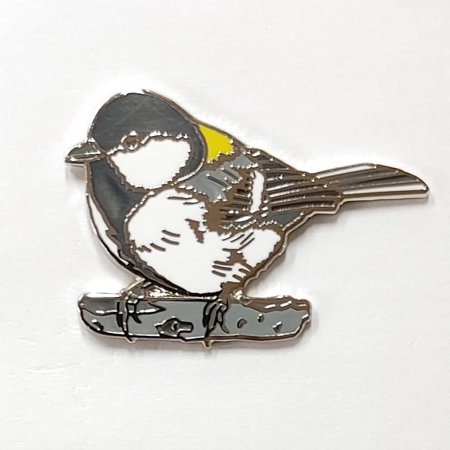 Amazon | 野鳥 シジュウカラ ピンバッジ 野鳥 鳥 バードウォッチング