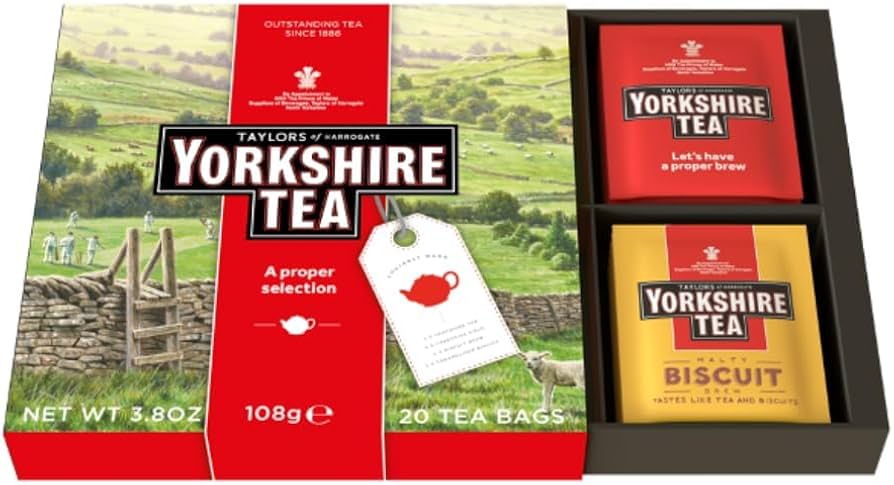 Amazon.com : Yorkshire Tea Assorted Teas Sampler, Variety Gift Box