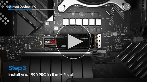 Amazon.com: Samsung 990 PRO SSD 4TB PCIe 4.0 M.2 2280 Internal