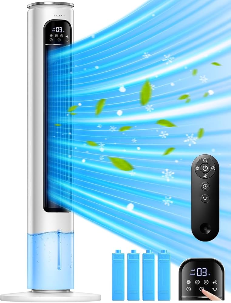 Amazon | 【2025最強版冷却機能】冷風機 強力 冷風扇 95cmスポット