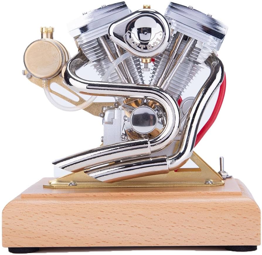 Amazon.co.jp: フルメタルエンジンモデルキット、エンジンModel4.2CC V