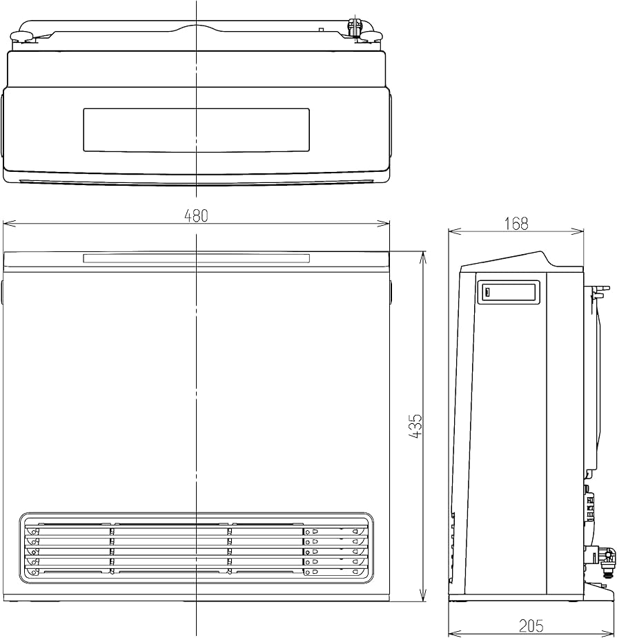 Amazon | Standard RC-U5801E-WH 13A [ガスファンヒーター 50号