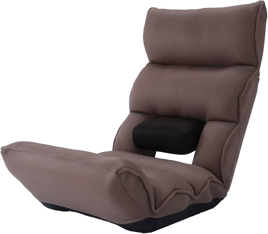 Amazon｜明光ホームテック 腰の神様がくれた座椅子 第1弾 (ブラウン