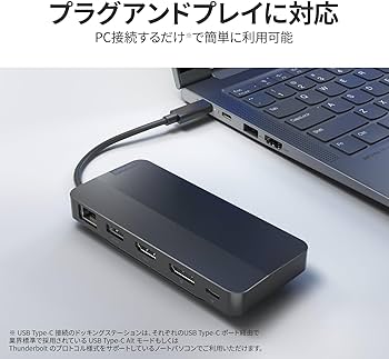 Amazon.co.jp: Lenovo Lenovo USB Type-C デュアルディスプレイ