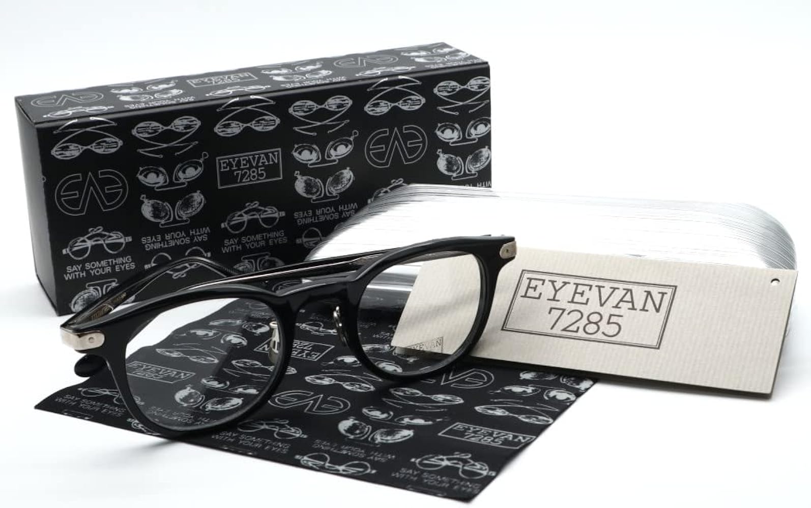 Amazon | 【EYEVAN 7285】アイバン7285 モデル:339 col.100 46サイズ