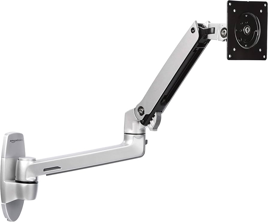 Amazon.co.jp: Amazonベーシック モニターアーム シングル-壁掛け