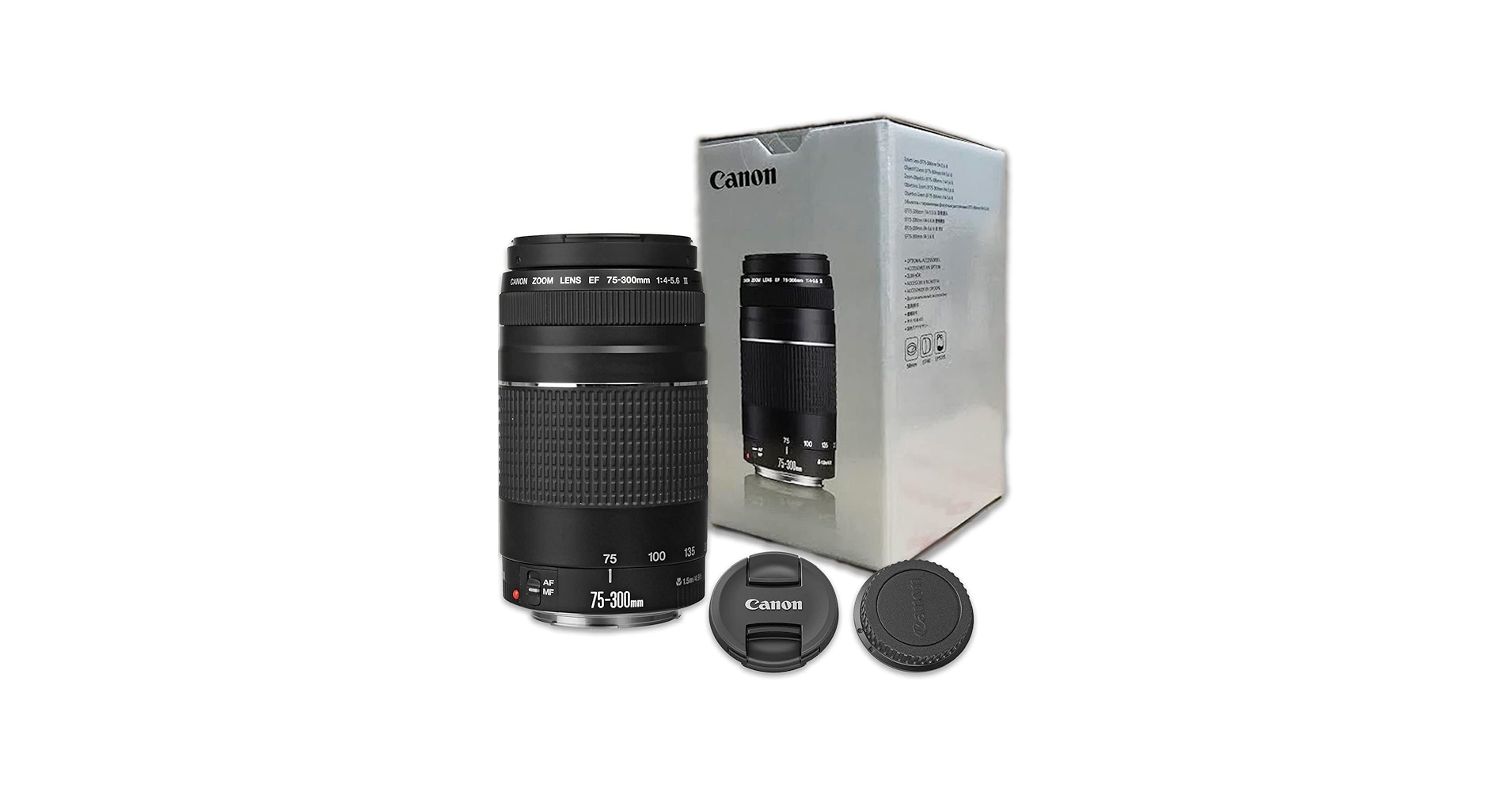 Amazon.com : Canon Ef 75-300mm F/4-5.6 III Telephoto Zoom Lens for