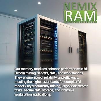 NEMIX RAM 64GB (2X32GB) DDR5 4800MHZ PC5-38400 2Rx8 1.1V CL40 288