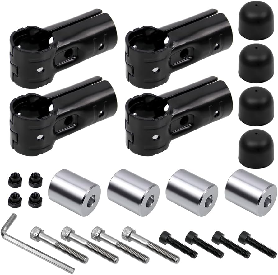 Amazon | Jeyaic アルミ製ルームベアリングロッドブラケット車用ルーフ