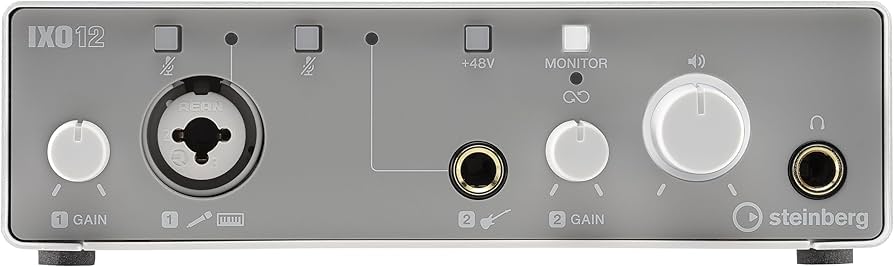 Amazon.com: Steinberg IXO12 White, 2x2 USB 2.0 24-Bit/192kHz Audio