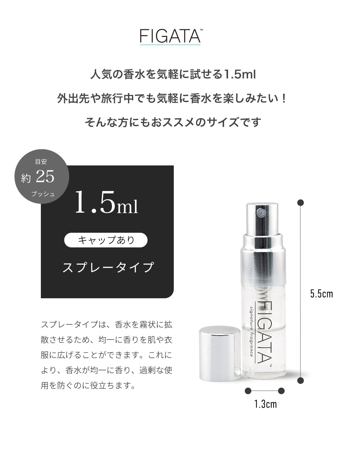 Amazon | [FIGATA]ミニ香水 原材料(lab ミルラ55) オーデパルファン お