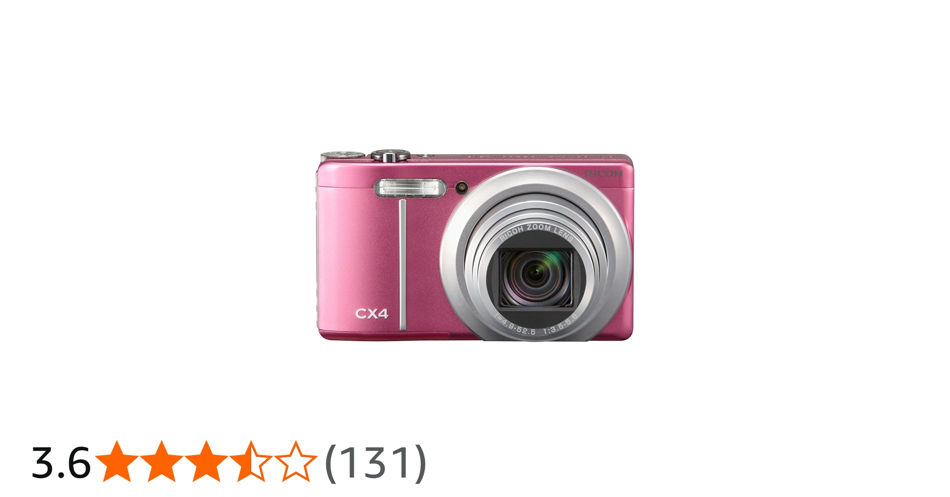 Amazon.co.jp: RICOH CX4 Digital Camera, Purple Pink, CX4PP, 10