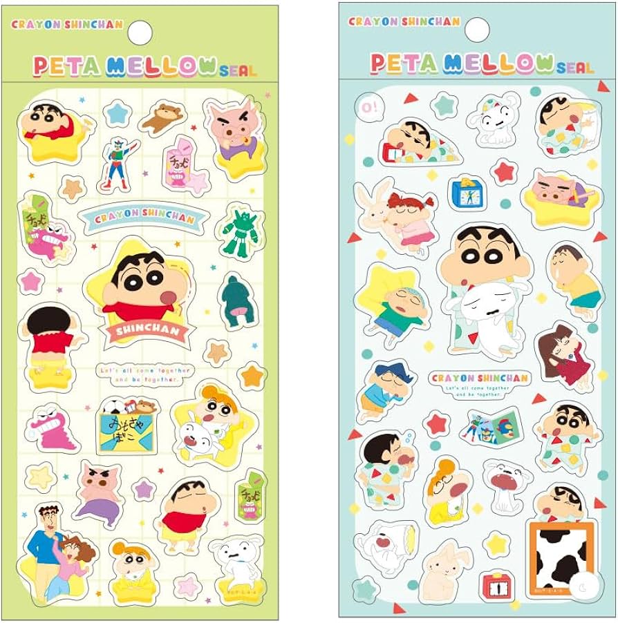Amazon.co.jp: ティーズファクトリー クレヨンしんちゃん シール ペタ