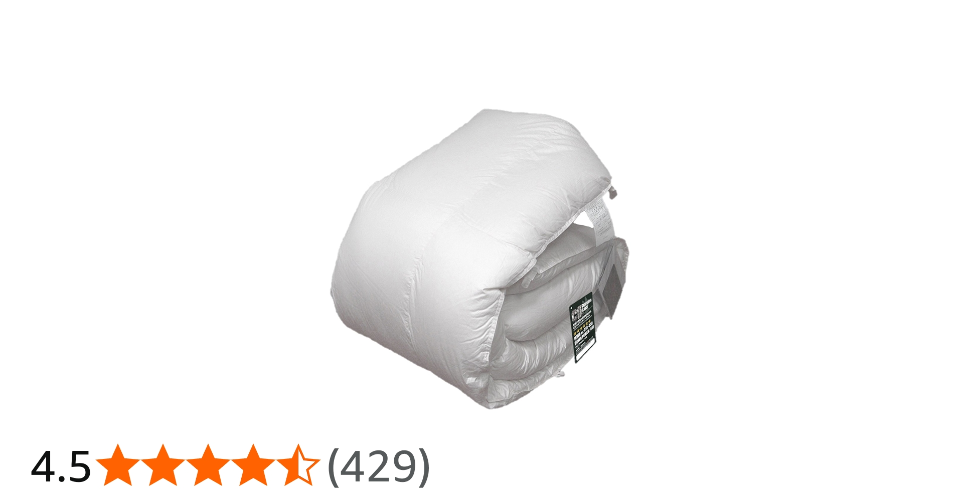 Amazon｜羽毛布団 シングル ハンガリー産 ホワイト マザーグースダウン