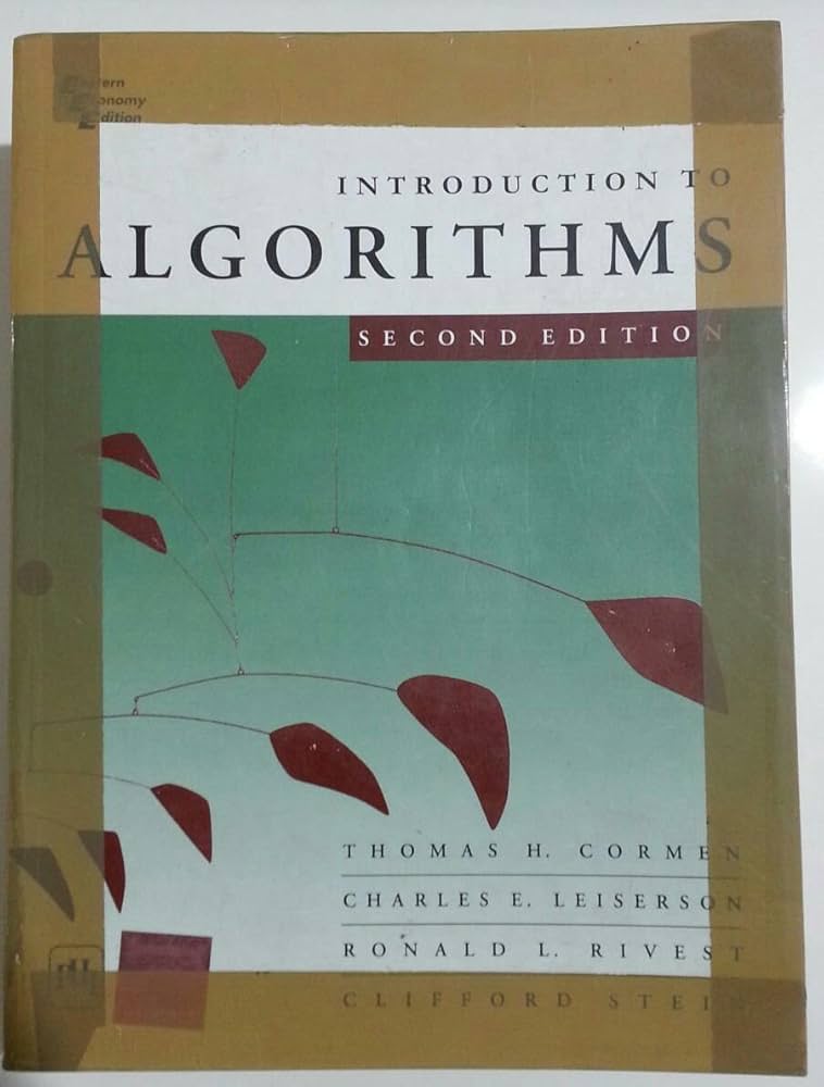 Introduction to Algorithms: Cormen, Thomas H., Leiserson, Charles