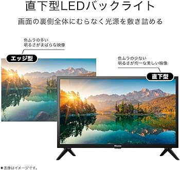 Amazon | ハイセンス 24V型 ハイビジョン 液晶 テレビ 24A30H ダブル