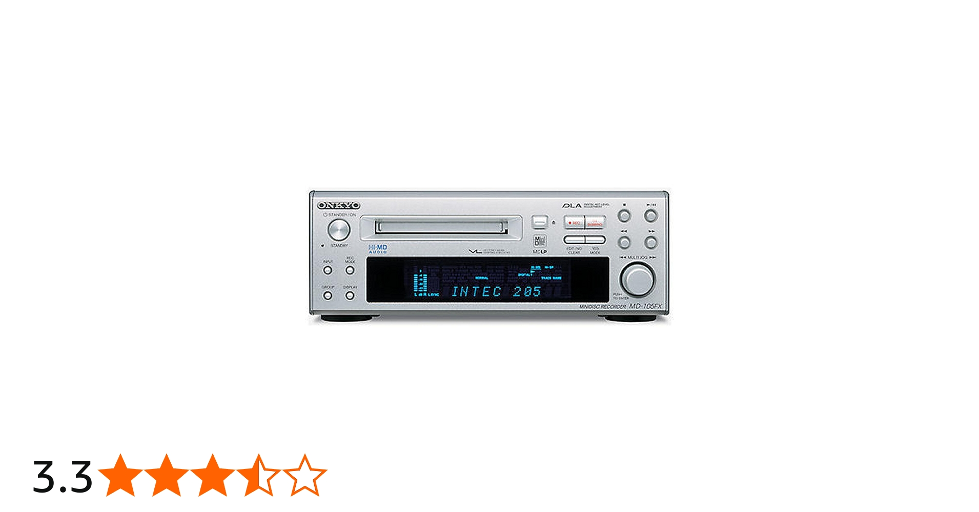 Amazon.co.jp: ONKYO INTEC205 Hi-MD Deck MD-105FX(S) / Silver