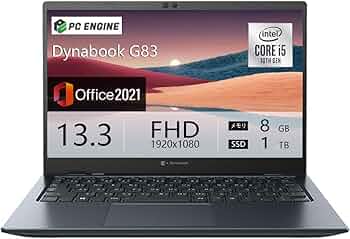 Amazon.co.jp: 【整備済み品】超軽量 薄型ノートパソコンDynabook G83