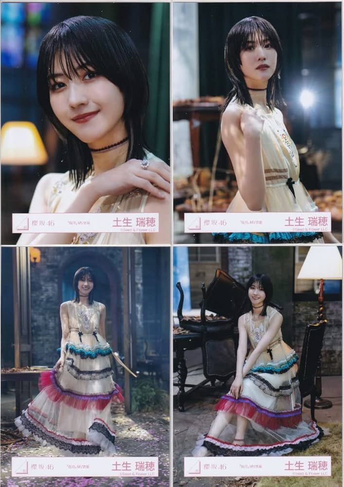 元櫻坂46 土生瑞穂 「2nd TOUR 2022」青衣装 直筆生写真 値下可】櫻坂