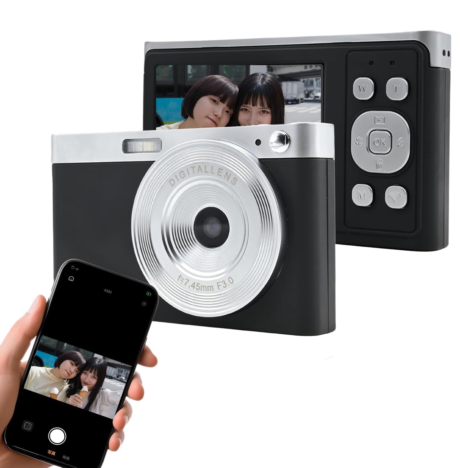 Amazon | ケイヨウ【Wi-Fiデジタルカメラ】 800万画素 スマホに送れる