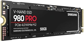 Amazon.com: Samsung 980 PRO NVMe M.2 SSD, 500GB, PCIe 4.0, 6900MB