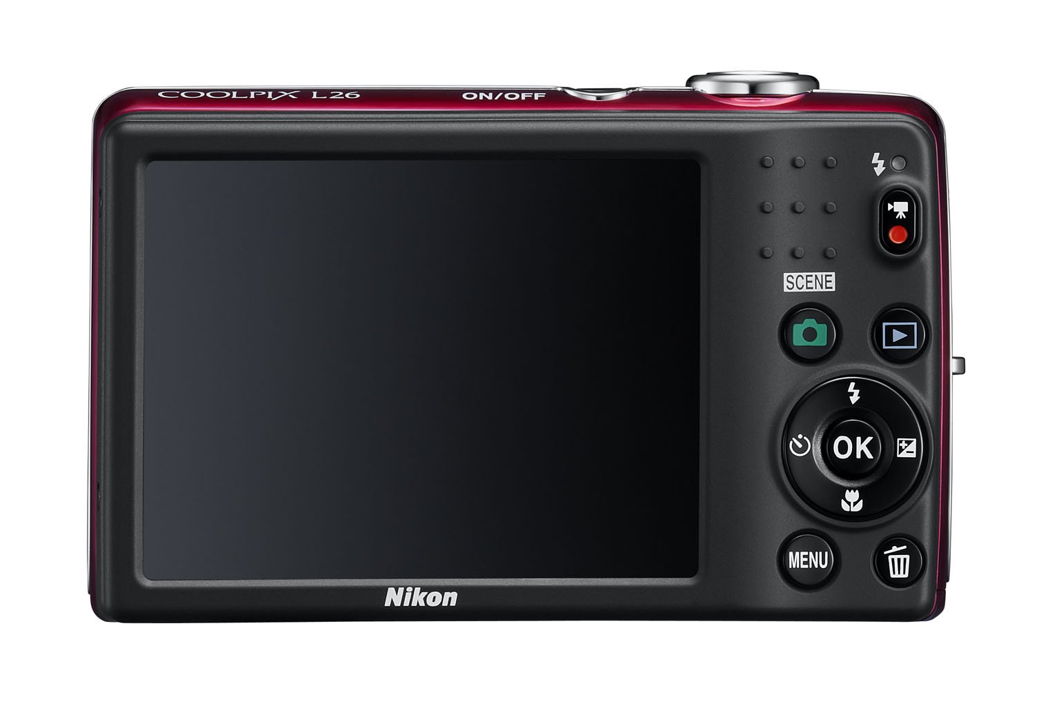 Amazon | Nikon デジタルカメラ COOLPIX (クールピクス) L26 レッド