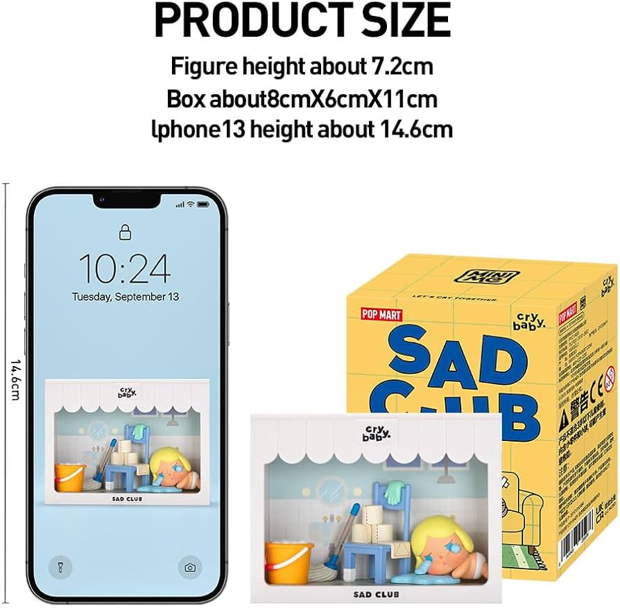 Amazon.co.jp: POPMART CRYBABY Sad Club シリーズ シーンセット