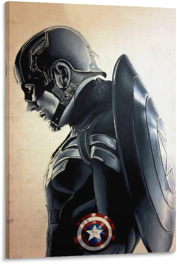 Amazon.co.jp: キャプテンアメリカ ポスター 映画 ポスター マーベル